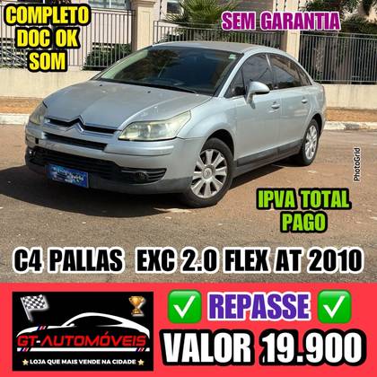 CITROËN C4 2.0 GLX PALLAS 16V FLEX 4P AUTOMÁTICO